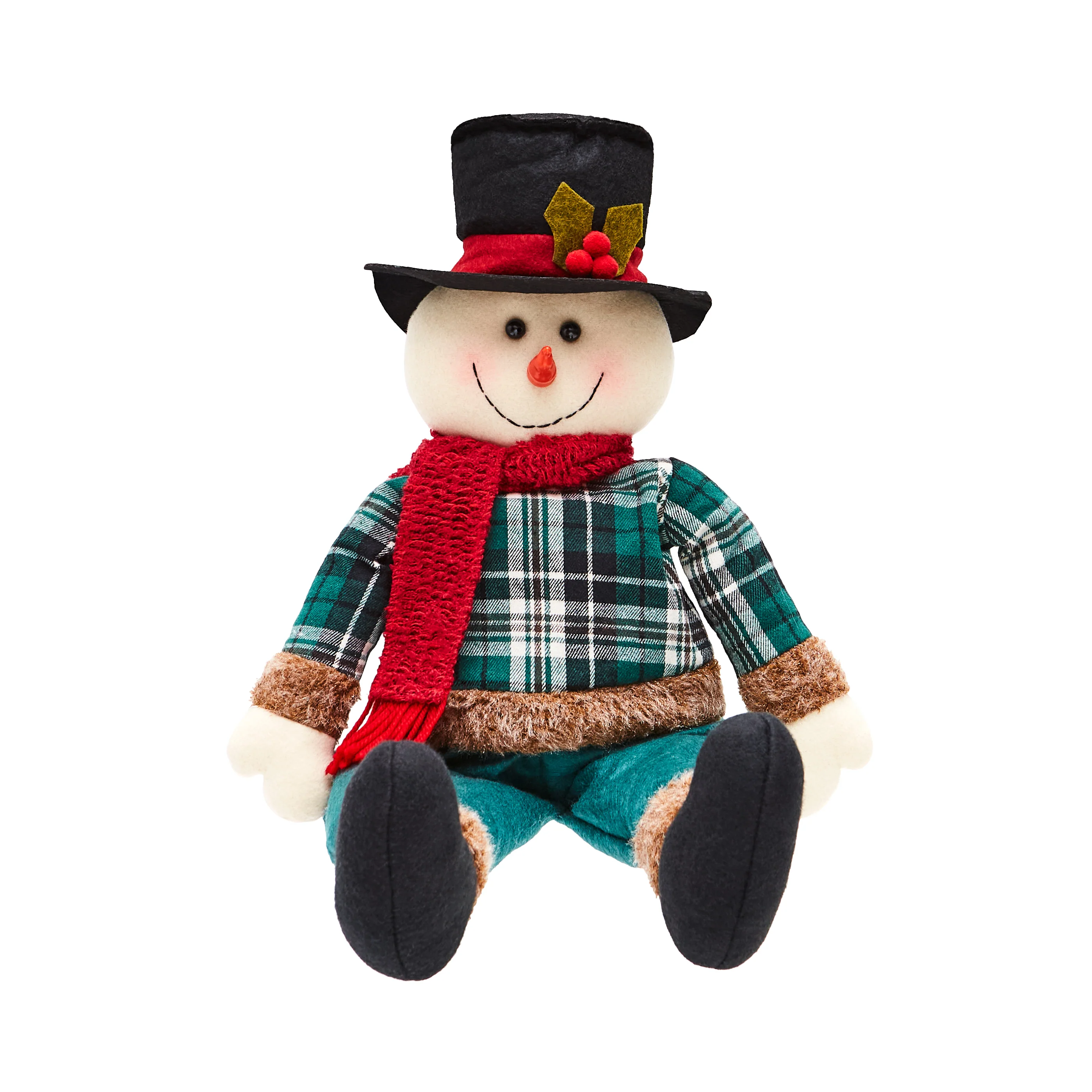 20" Poseable Plush Snowman - Image 3