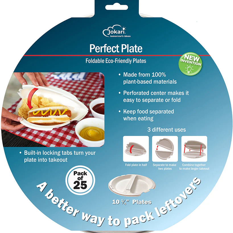 25-Pk. Foldable Perfect Plate - Image 5