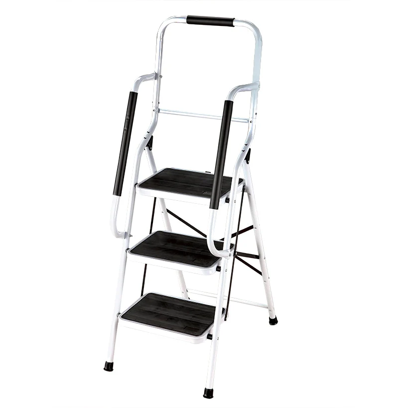 3 or 4 Step Folding Ladder with Handrails or Ladder Tool Caddy - Image 9