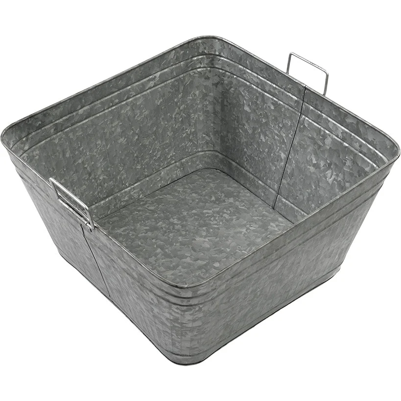 32" Galvanized Metal Cooler - Image 3