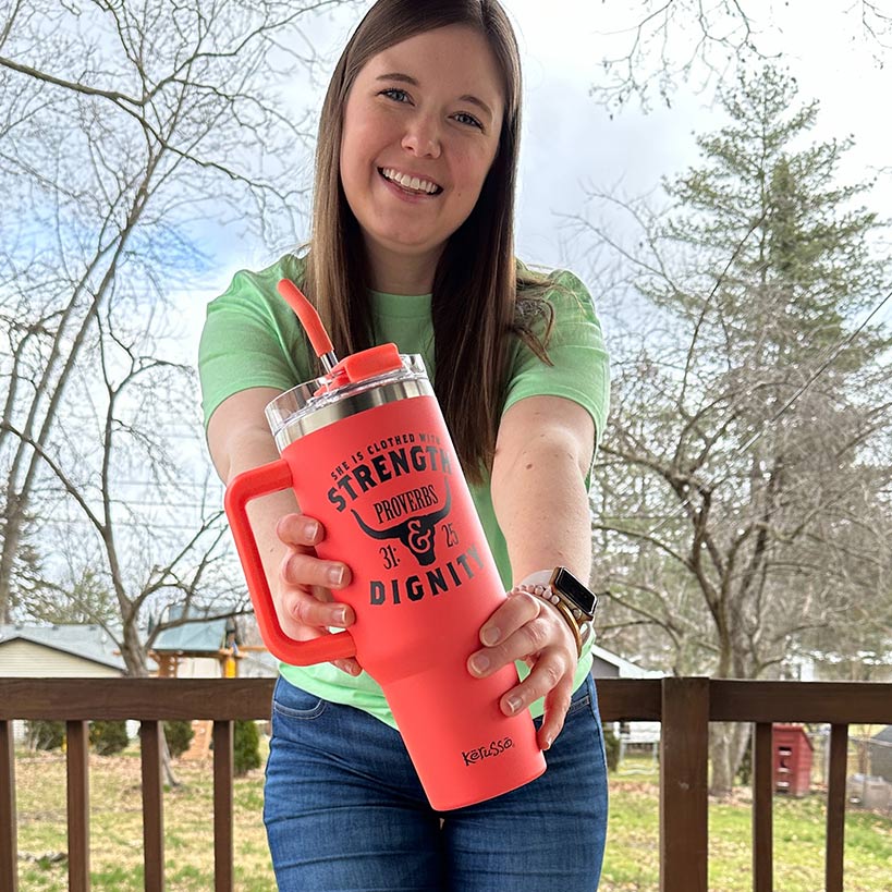 40-Oz Blessed and Refreshed Tumbler - Image 4