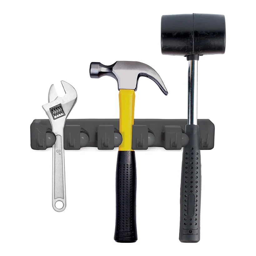 5-Slot Mop and Broom Wall Organizer - Image 5