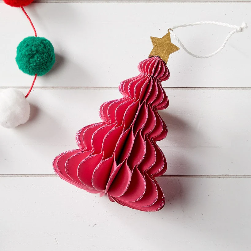 5-Tier Paper Tree Ornament - Image 3