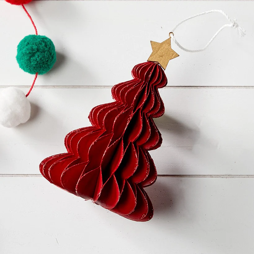 5-Tier Paper Tree Ornament - Image 4
