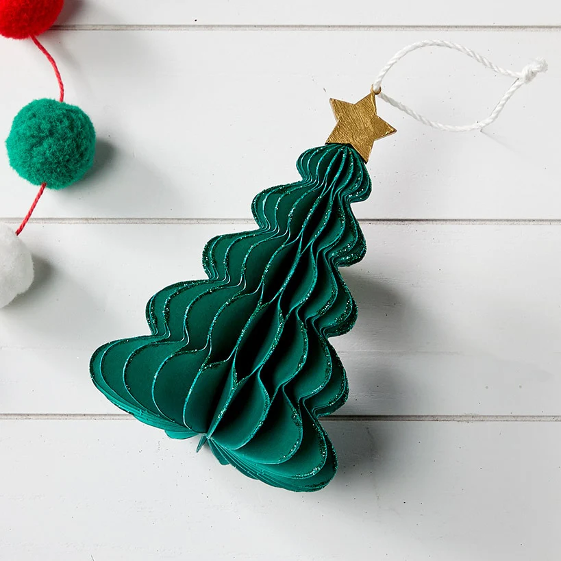 5-Tier Paper Tree Ornament - Image 5