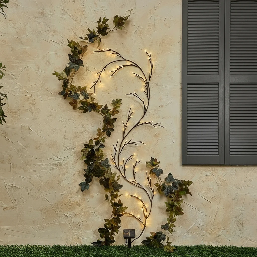 96 LED Ivy Branch Solar Light - Image 3