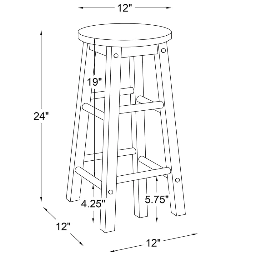 Abby Round Counter Stool - Image 6