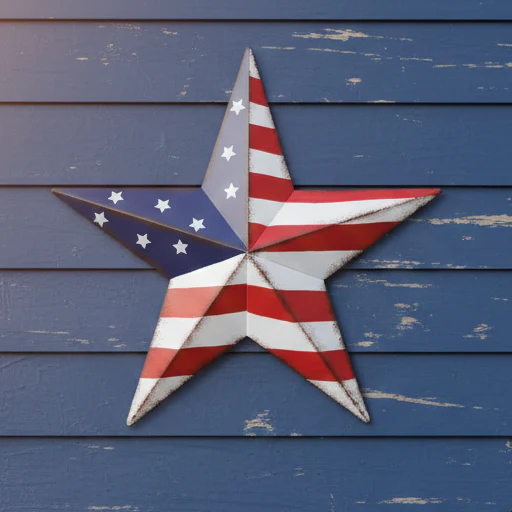 Americana Outdoor Metal Wall Star - Image 2