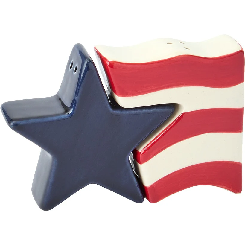 Americana Patriotic Melamine Appetizer Plates - Set of 4 - Image 4