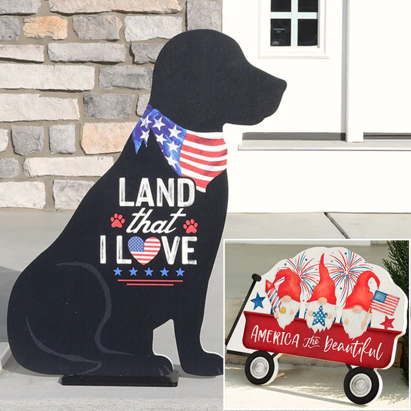 Americana Shape Porch Sign