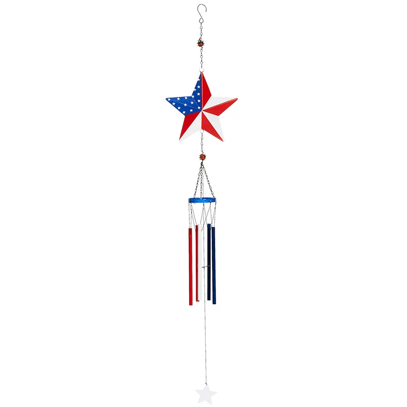 Americana Star Wind Chime - Image 3