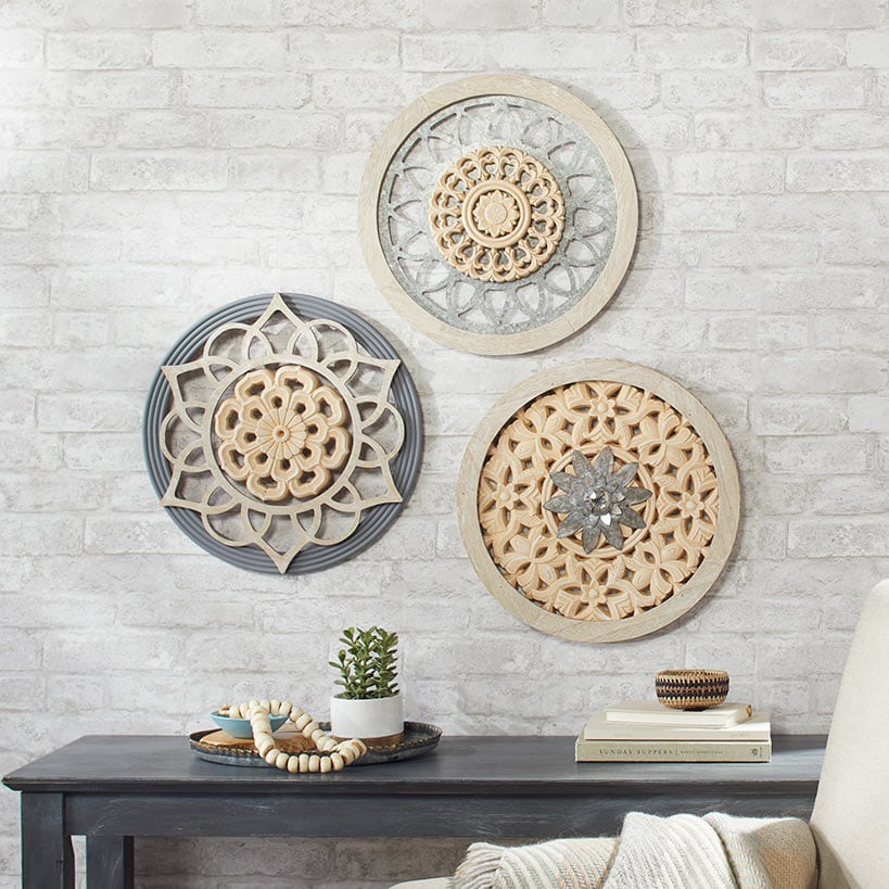 Architectural Wall Decor - Round Medallion or Wallpaper - Image 3