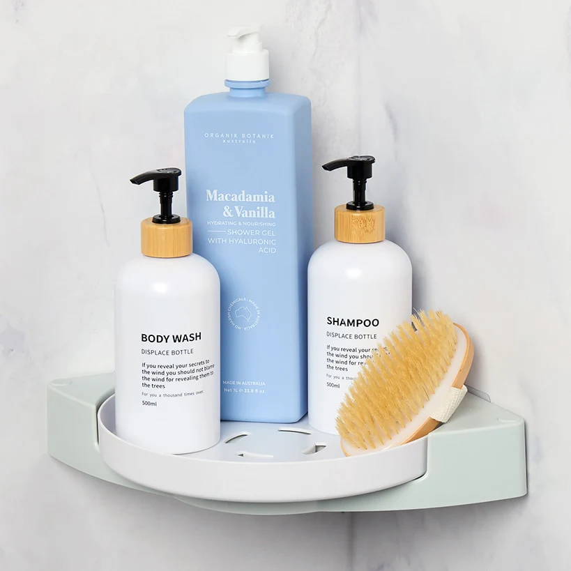 Bathroom Corner Shower Shelf - Rotates 360° - Image 3
