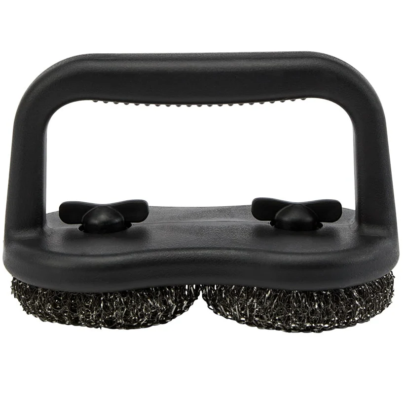 BBQ Steel Wire Brush With Easy Grip Oversized Handle - Image 3