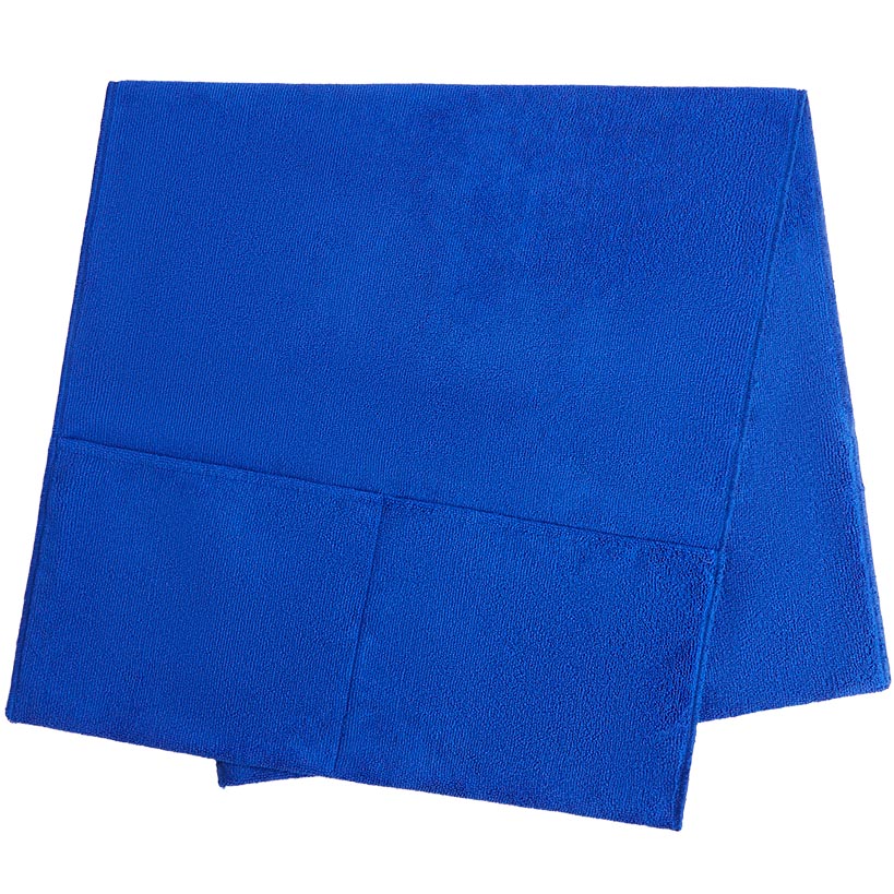 Beach Lounge Chair Cover Towel with Side Storage Pockets - Image 4
