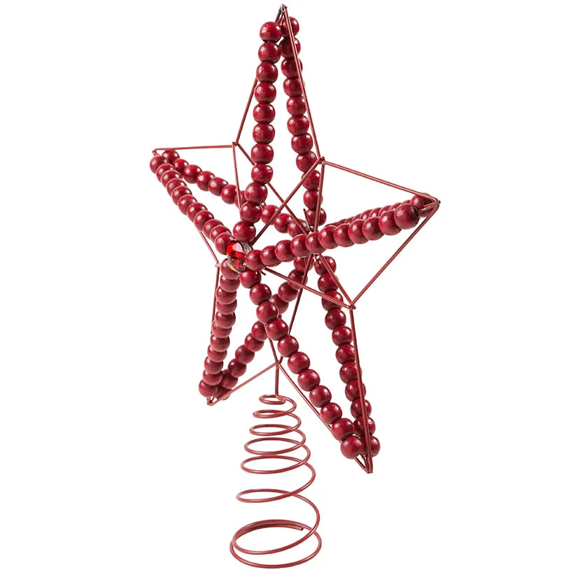 Beaded Star Tree Topper - Image 2