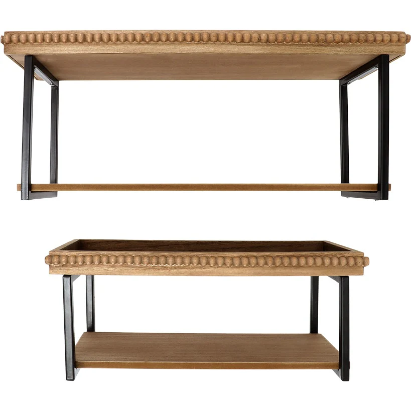 Beaded Wall Shelves Set of 2 - Image 5