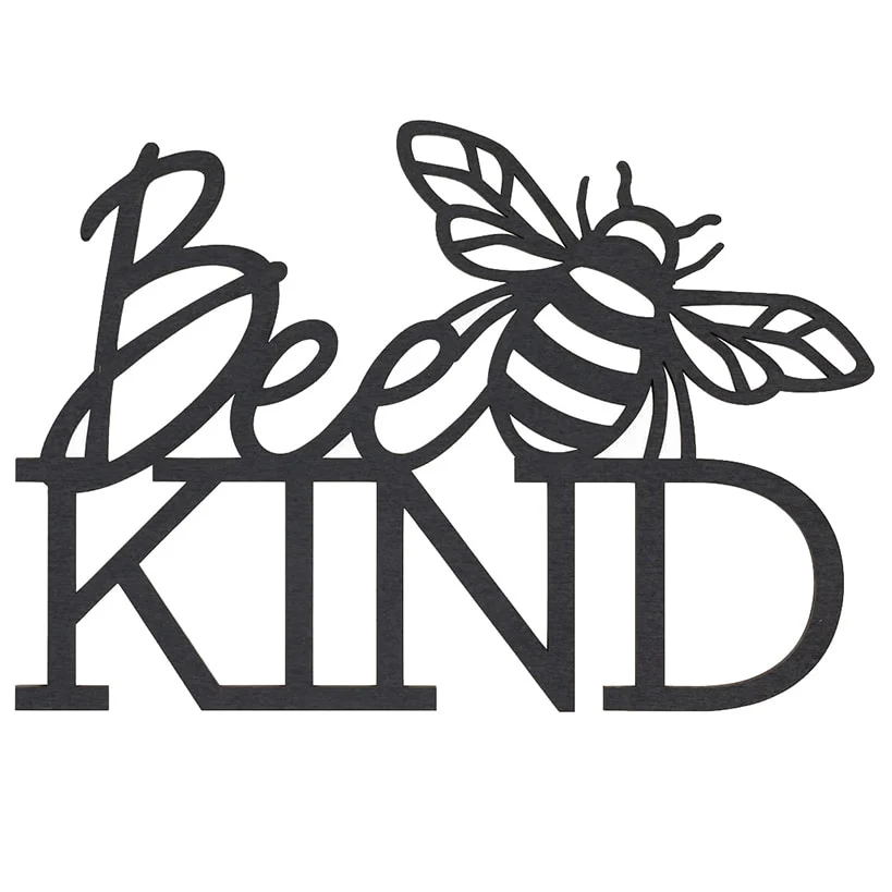 Bee Kind Wood Hanging Plaque - Image 5