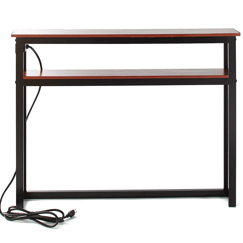Behind-the-Sofa Long and Narrow Console Table with USB Port and Outlet - Image 6