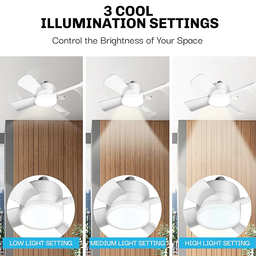 Bell+Howell® Socket Fan Light - Image 4
