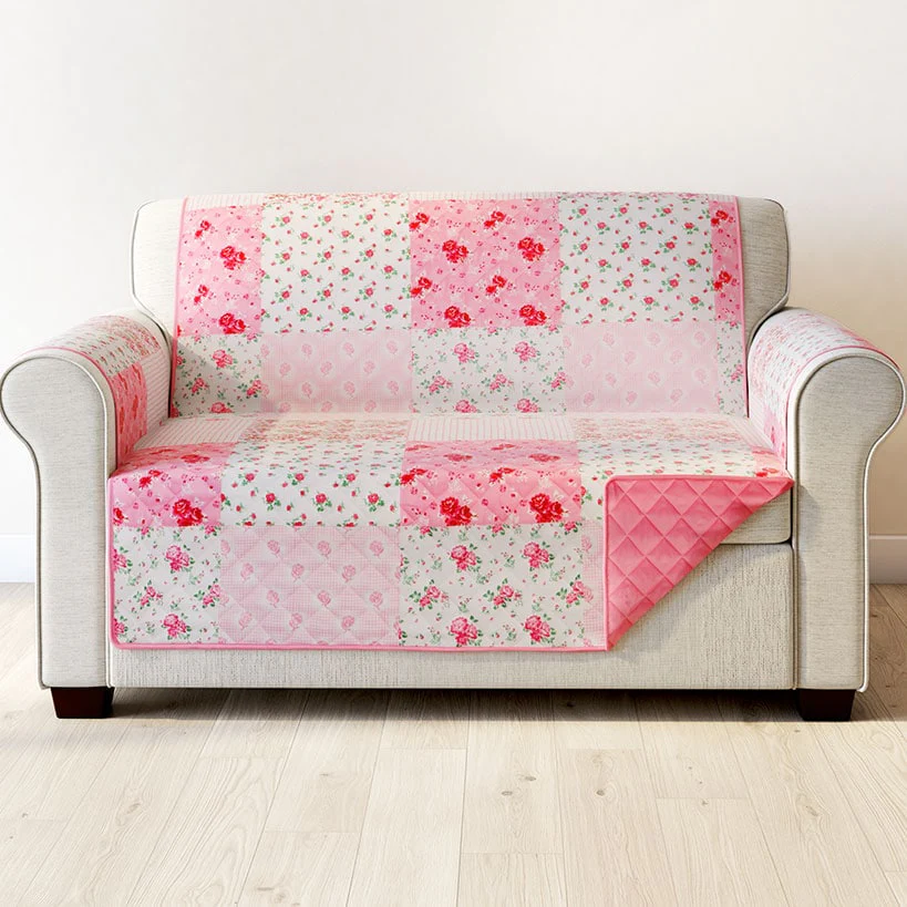 Berry Bloom Quilted Furniture Cover Chair, Loveseat, Sofa - Image 4