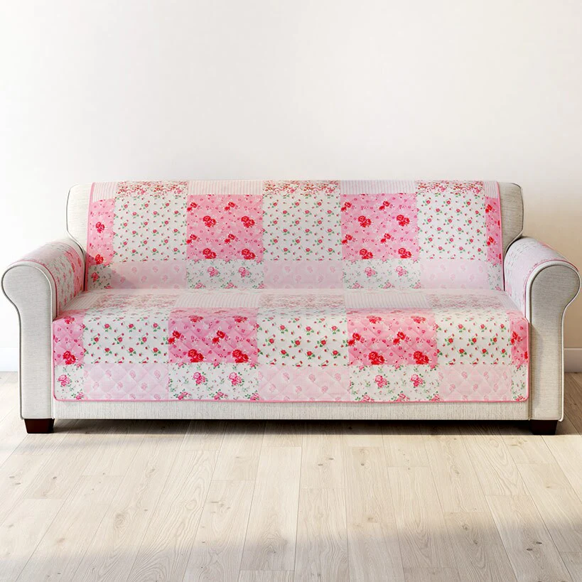 Berry Bloom Quilted Furniture Cover Chair, Loveseat, Sofa - Image 5