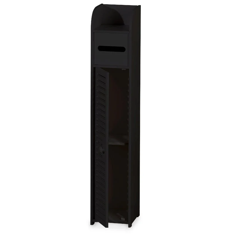 Black Bathroom Storage Cabinet - Image 3