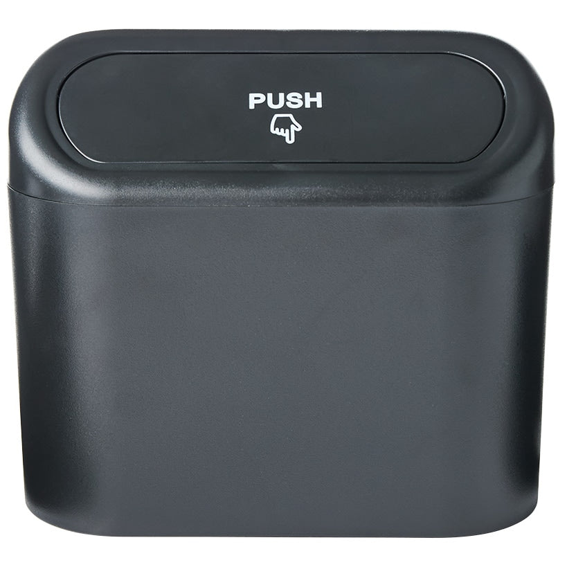 Black Waterproof Leakproof Car Trash Bin with Clip - Image 5