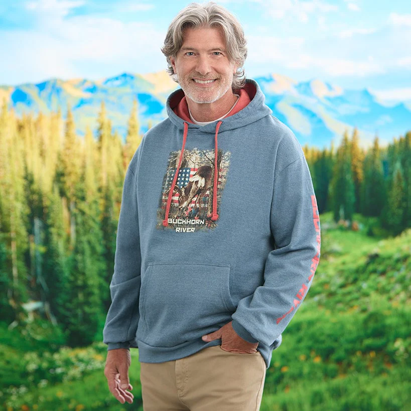 Buckhorn River Men's Hoodie - Image 7