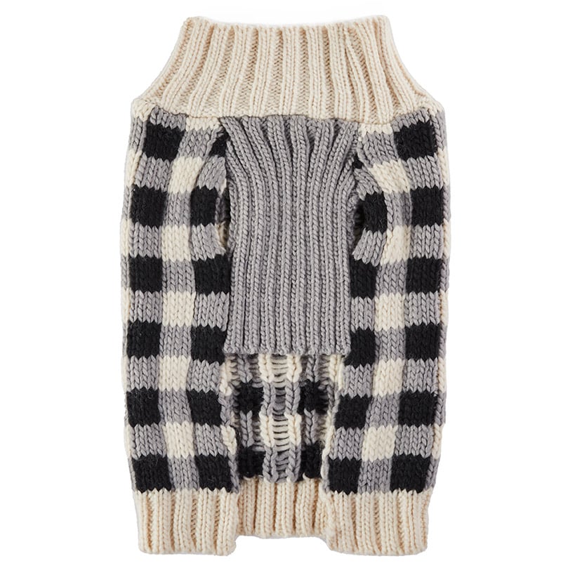 Buffalo Check Pet Sweater - Image 2