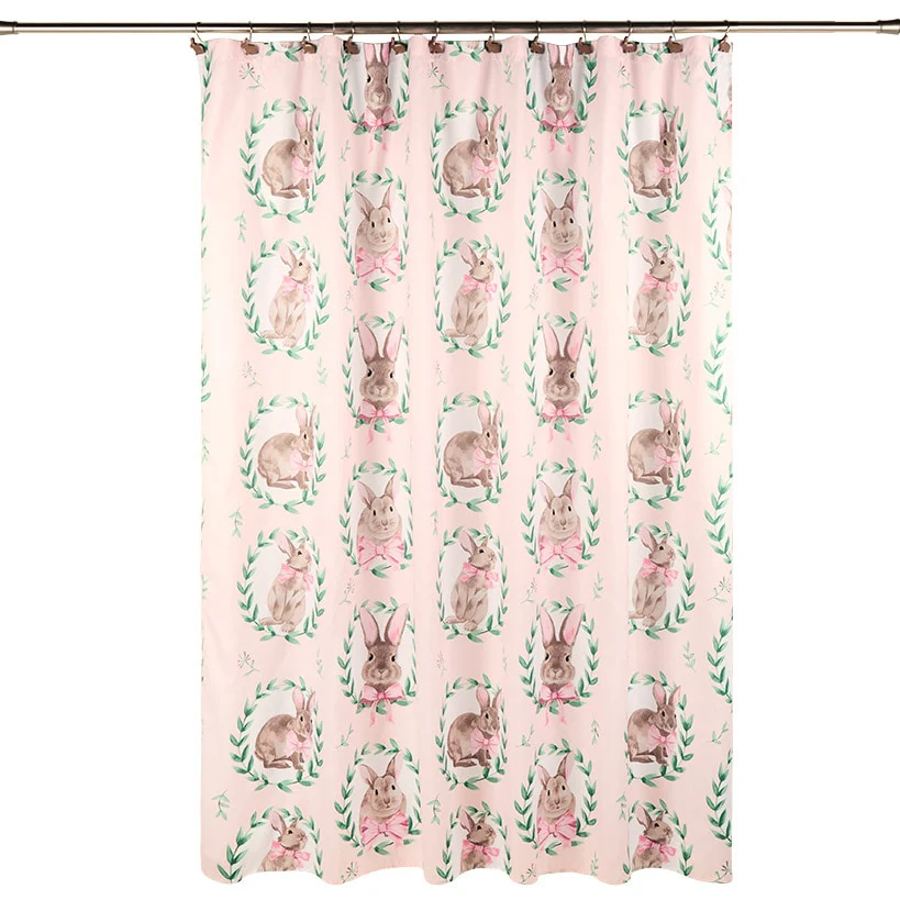 Bunnies and Bows Shower Curtain - Image 4