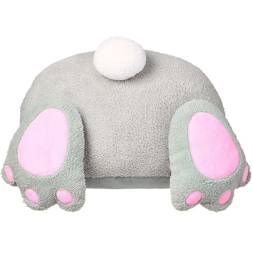 Burrowing Bunny Shaped Decorative Pillow - Image 5
