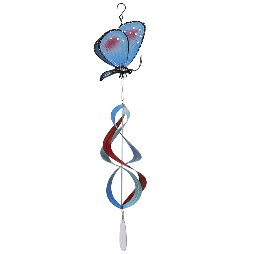 Butterfly Wind Spinner Orange or Blue - Image 3