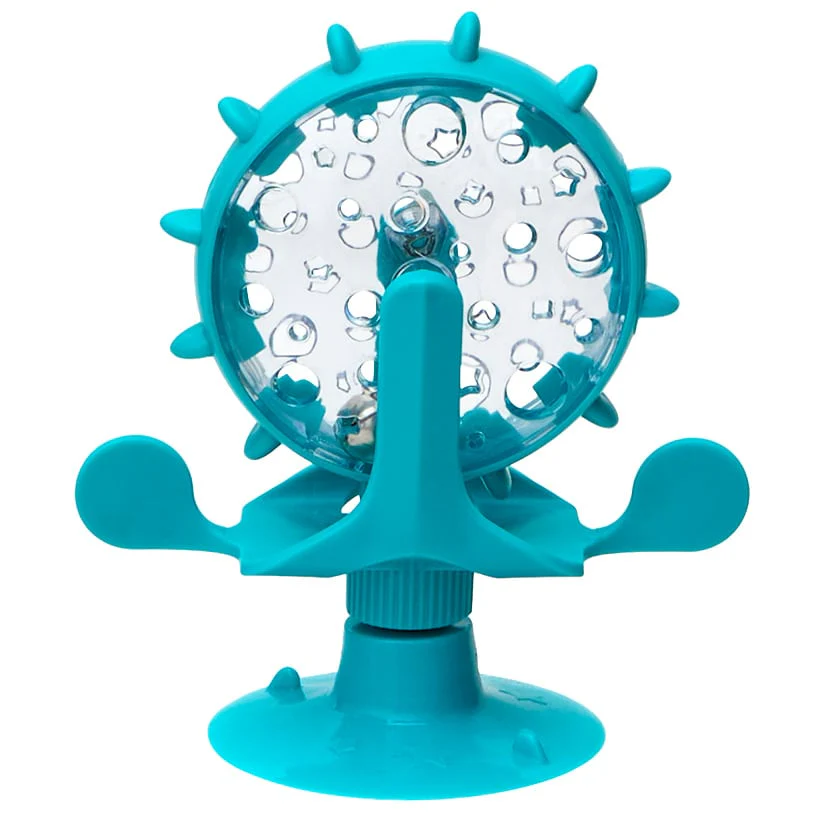 Spinning Windmill Cat Treat Dispenser With Suction Cup - Image 3