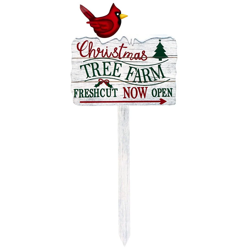 Christmas Cardinal Stake Sign - Image 3