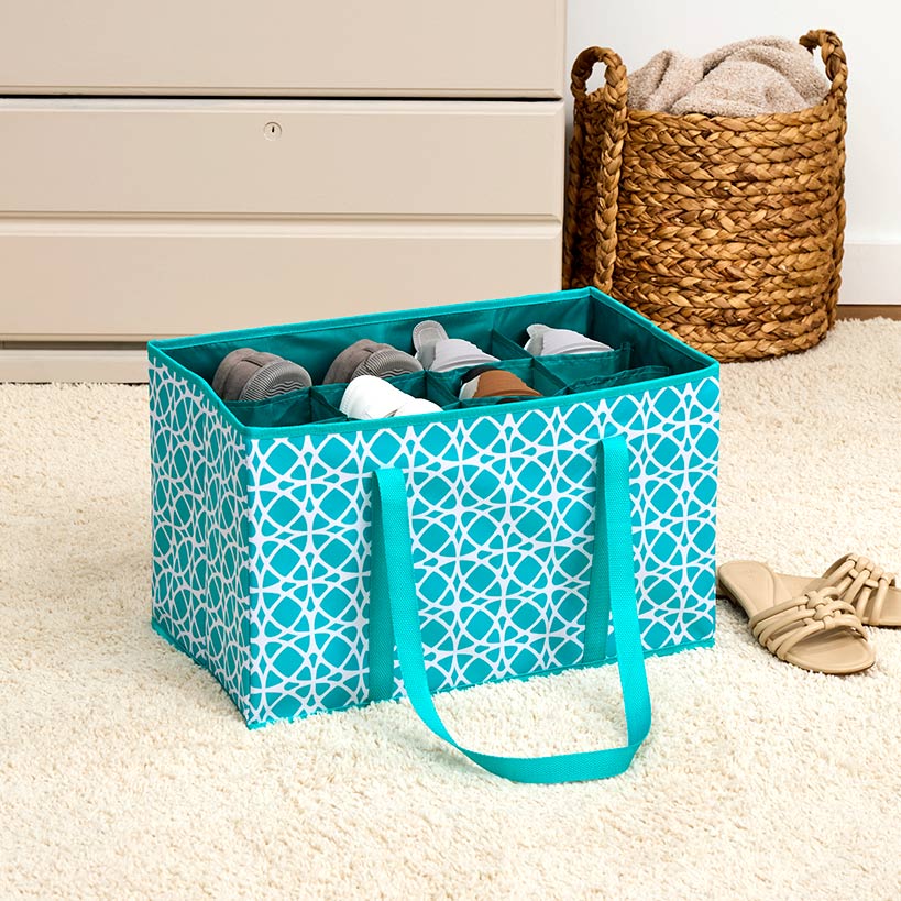 Closet Shoe Storage Organizer Bag in Fashion Prints - Image 4
