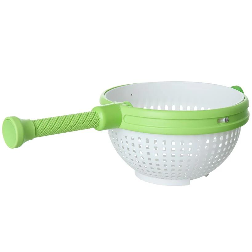 Collapsible Salad Spinner and Straining Colander - Image 6