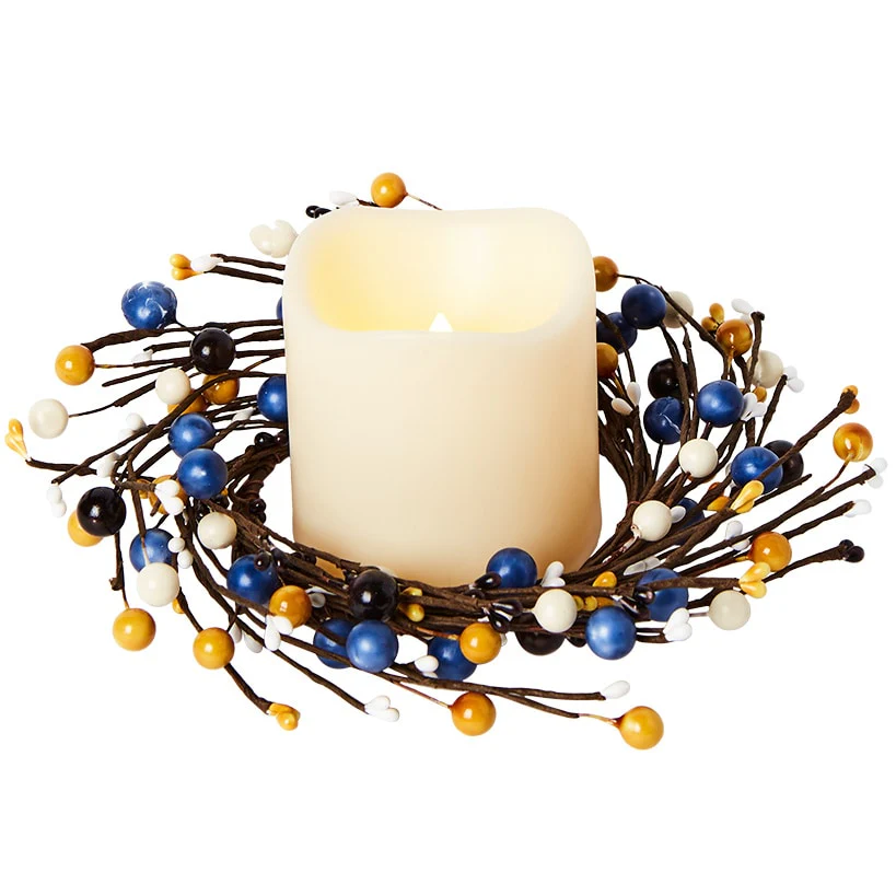 Colorful Country Berry Wreath, Garland or LED Candle - Image 10