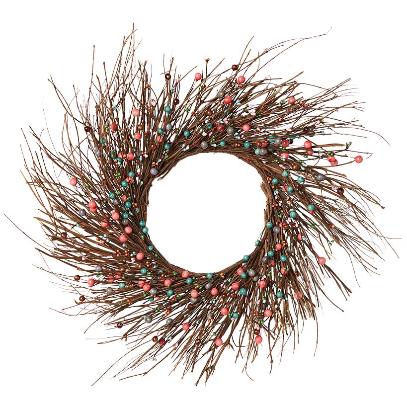 Colorful Country Berry Wreath, Garland or LED Candle - Image 9