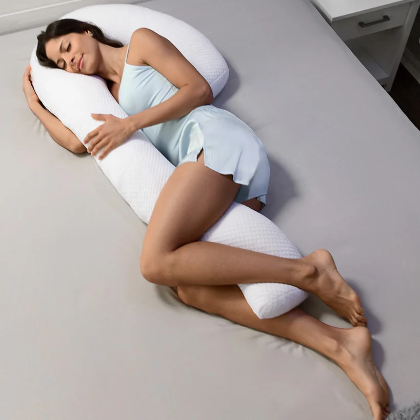 Contour® Comfort Swan Body Pillow Cozy Support for Side Sleepers - Image 3