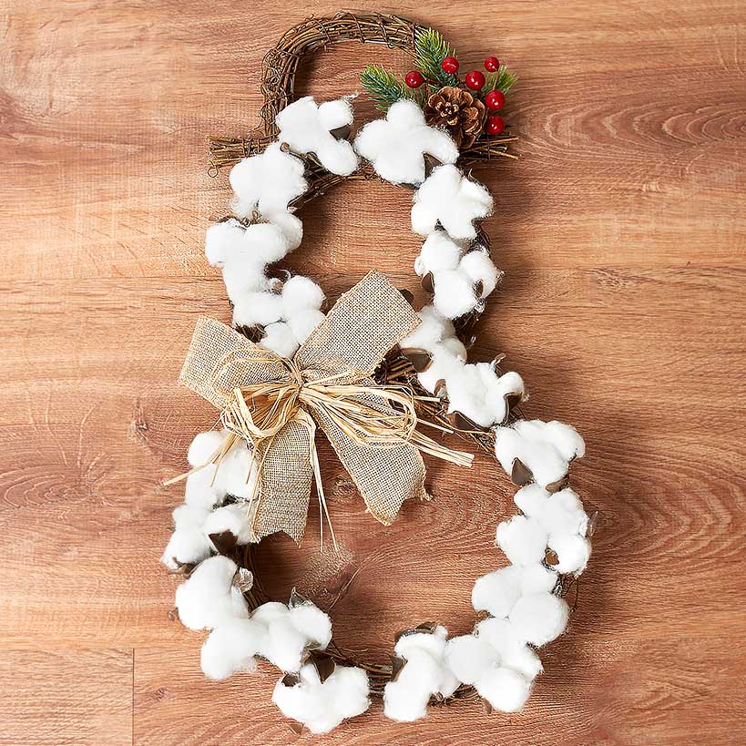 Country Cotton Boll Decor - Image 8