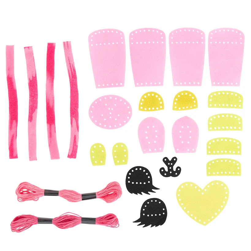 Dachshund or Llama Knit and Stitch DIY Assemble Cushion - Image 2