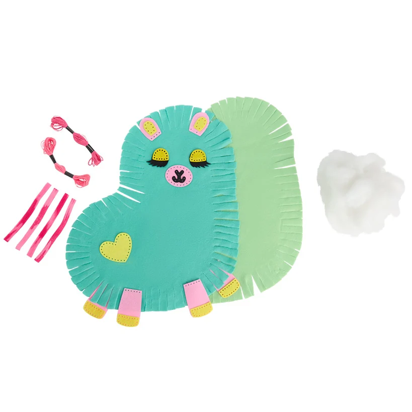 Dachshund or Llama Knit and Stitch DIY Assemble Cushion - Image 6
