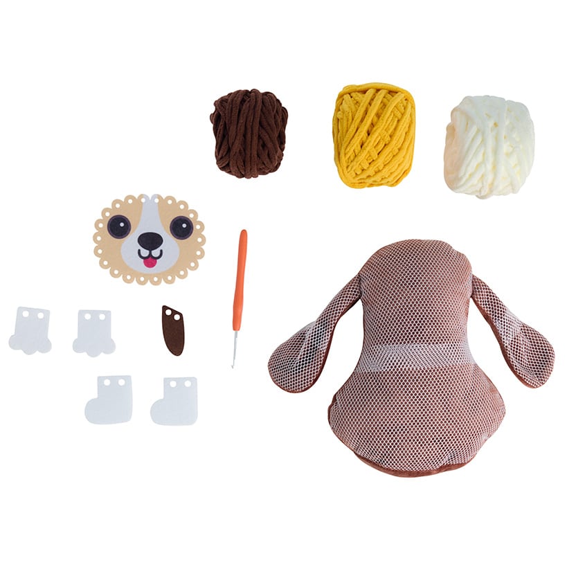 Dachshund or Llama Knit and Stitch DIY Assemble Cushion - Image 7