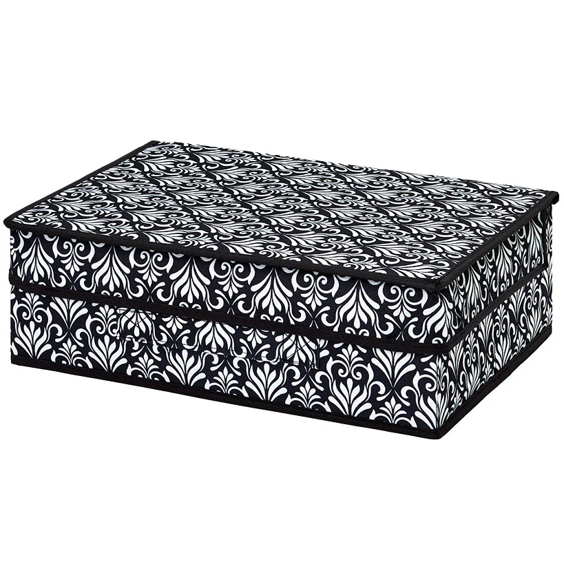 Damask Bedroom or Closet Storage Bin Organizer - Image 6
