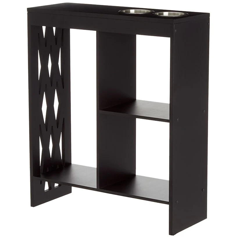 Decorative End Table with Drink Holder - Image 4