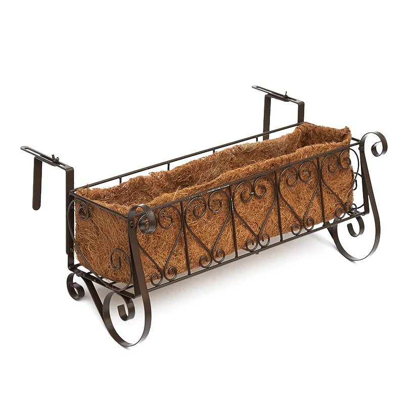 Decorative Fence and Rail Planters for Outdoor Flowers - Image 15