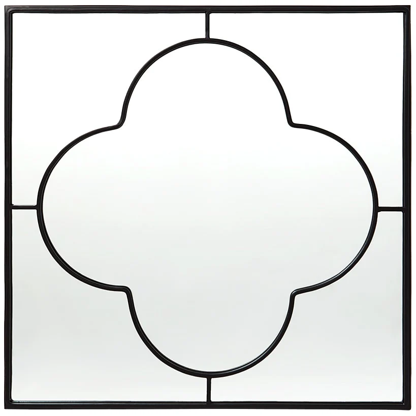 Decorative Flower or Oval Metal Mirrors - Black or Gold - Image 7
