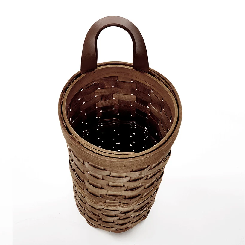 Decorative Grocery Plastic Bag Dispenser - Woven Design - Image 5