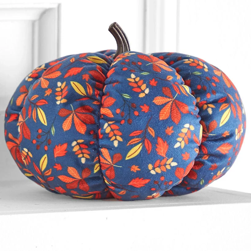 Decorative Harvest Plush Pumpkin - Image 10